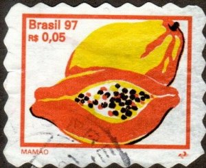 Brazil 2633 - Used - 5c Papayas (1997) (cv $1.20)