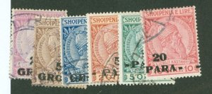 Albania #47-52 Used