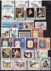 A3654   DUBAI         Collection     Two Pages        Mint/Used