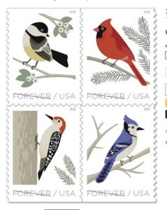 2018 Featuring Birds Forever stamps 5 books total 100pcs