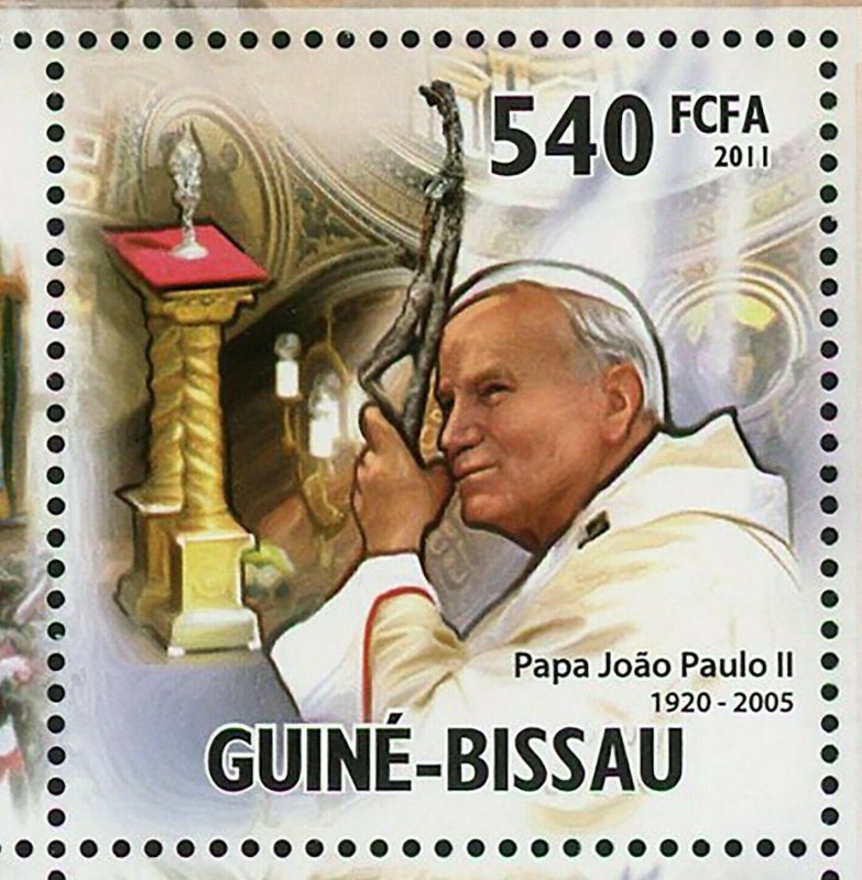 Beatification of Pope John Paul II Stamp Pope Benedict XVI S/S MNH #5361-5366