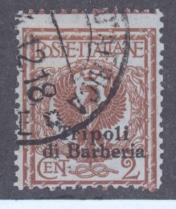 Italy Offices- Africa, Tripoli, Scott #3, Used