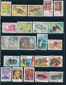 D393324 Vietnam Nice selection of VFU Used stamps