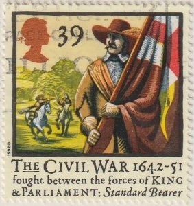 Great Britain #1455 1992 39p Civil War 350th. Anniversary-Standard Bearer USE...