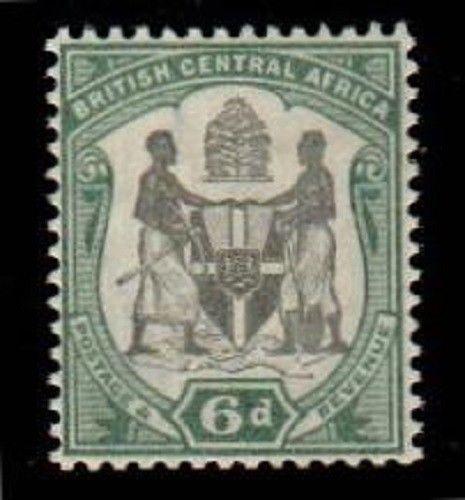 British Central Africa Scott 48 Mint hinged (Catalog Value $55.00)