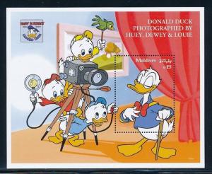 Disney Maldives - MNH Souvenir Sheet Donald Duck Portrait #2064 (1994)