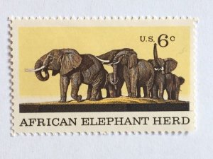 US–1970–Single “Mammal” stamp–SC# 1388 - MNH