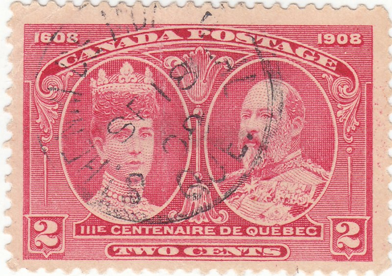 Canada - Scott # 98 - 2c carmine -  Used
