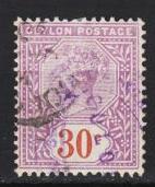 Ceylon - 1893 QV 30c Sc# 140 (8627)