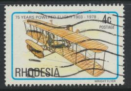 Rhodesia   SG 570 SC# 408  Used Anniv of Powered Flight Aircraft see details 