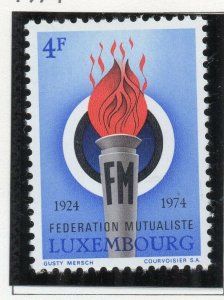 Luxembourg 1974 Early Issue Fine Mint Hinged 4F. NW-134968