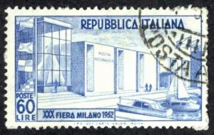 Italy Sc# 600 Used 1952 30th Milan Trade Fair