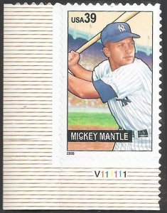 # 4083 MINT NEVER HINGED ( MNH ) MICKEY MANTLE