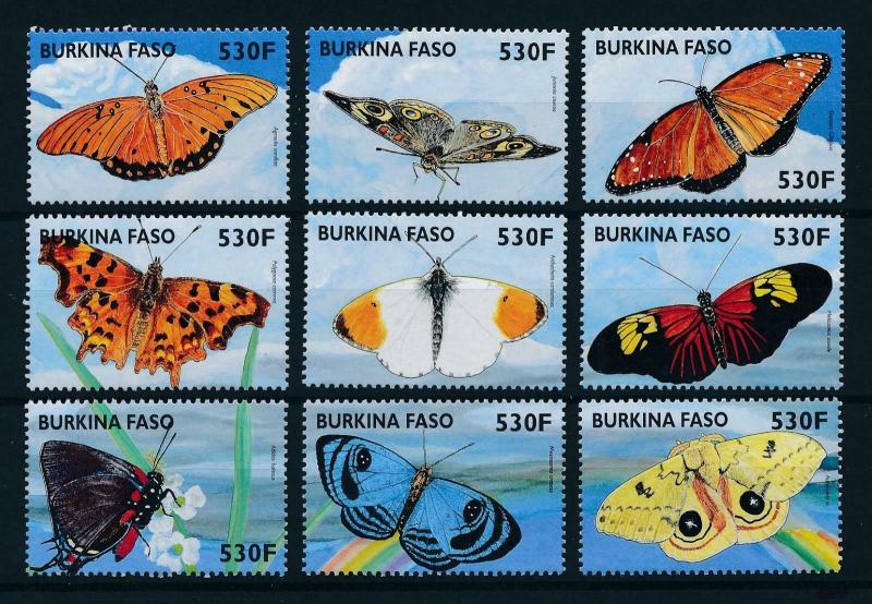 [97735] Burkina Faso 1998 Insects Butterflies  MNH