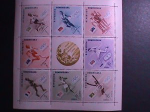DOMINICA-1957- SC# 16TH  OLYMPIC GAMES-MELBOURNE MNH SPECIAL MINI SHEET VF