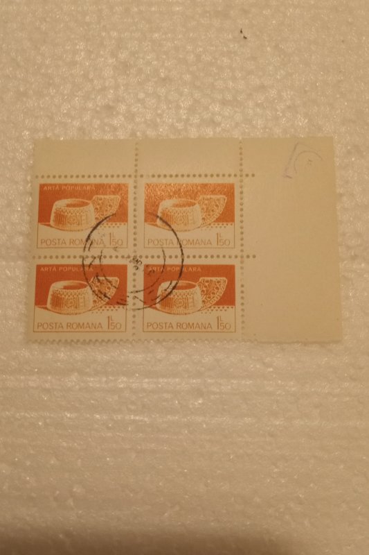 46 Posta Romana Arta Populara Stamps Pre Canceled