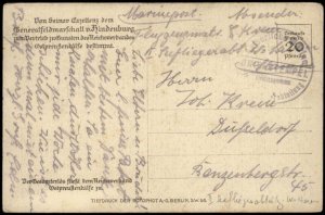 Germany WWI Naval Air Force Marine Seefliegerabteilung Wilhelmshaven Feld G68320