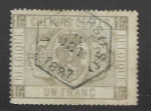 Belgium  SC Q6 Used F-VF SCV$16.00.....Check a bargain!