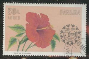 Panama  Scott C344 used  CTO flower airmail