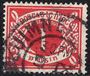 Ireland - 1941 - Scott #J6 - used - Numeral Celtic Knot
