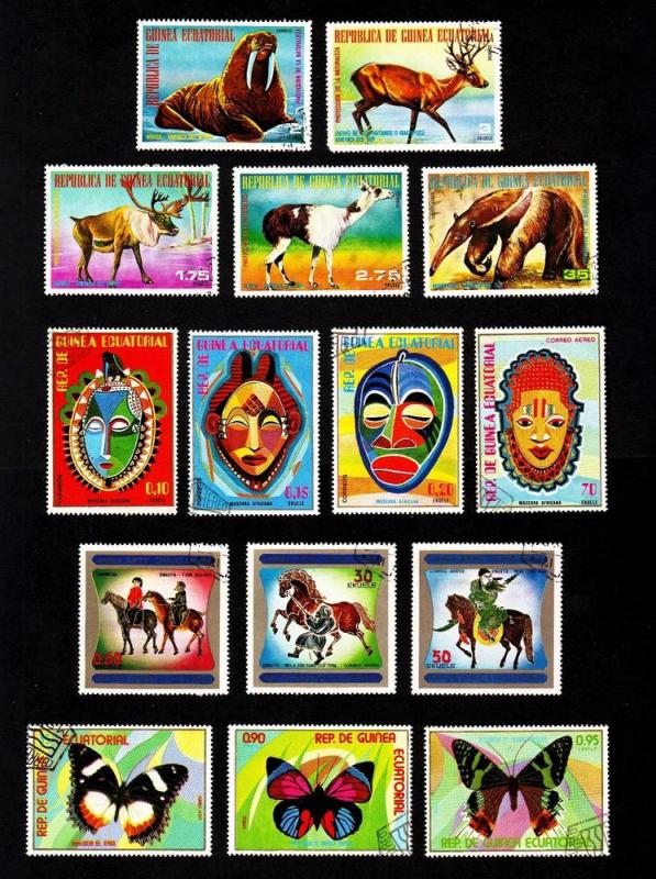Equatorial Guinea  1977 Topical Cinderellas