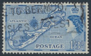 Bermuda  SG 145b SC# 157 * Used  DIE II Sandys  see details and scans