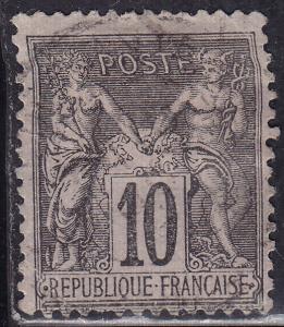 France 91 Peace & Commerce 10c 1877