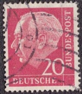 Germany 710 1954 Used