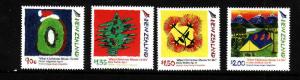 New Zealand-Sc#2094-7-unused NH-top 4 values of set-Christmas- 2006-