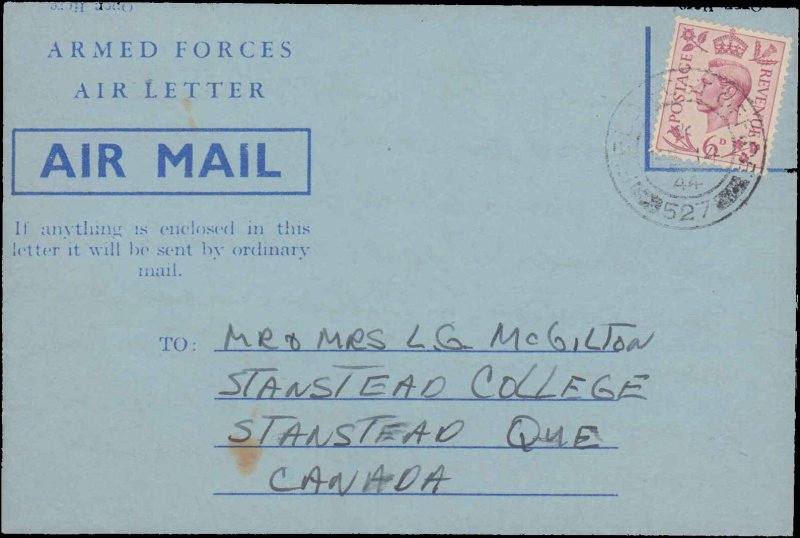 Great Britain, Air Letters, Military Related