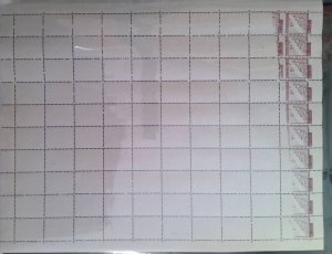 KV)INDONESIA, FULL SHEET, WITH ERROR, IMAGE SHIFTED.