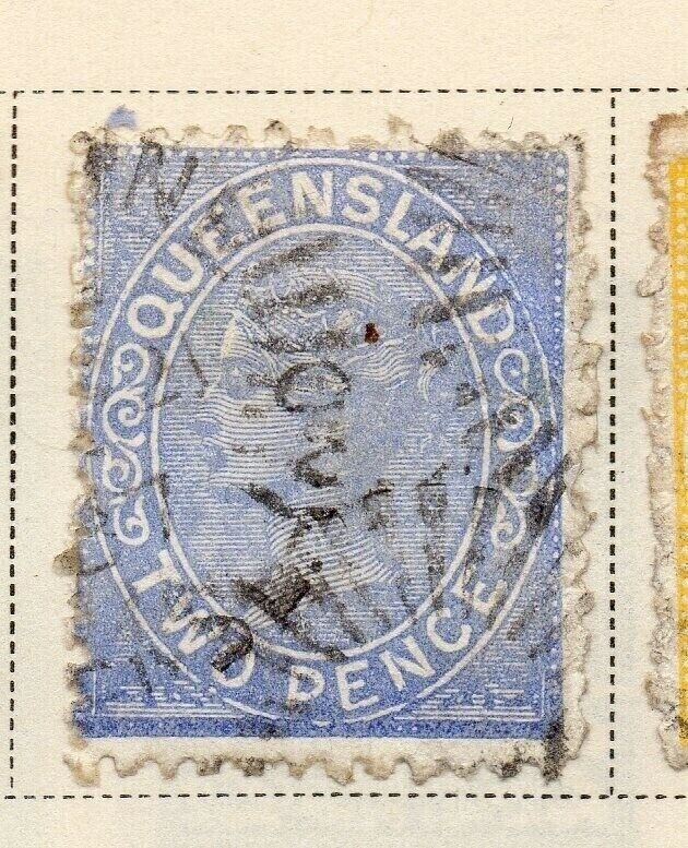 Queensland 1882-83 Early Issue Fine Used 2d. 326877