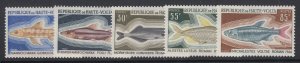 Upper Volta, Scott 196-200, MNH