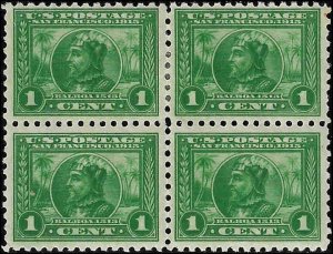 401 Mint,OG,HR/NH... Block of 4... SCV $170.00... Bottom pair are Never Hinged