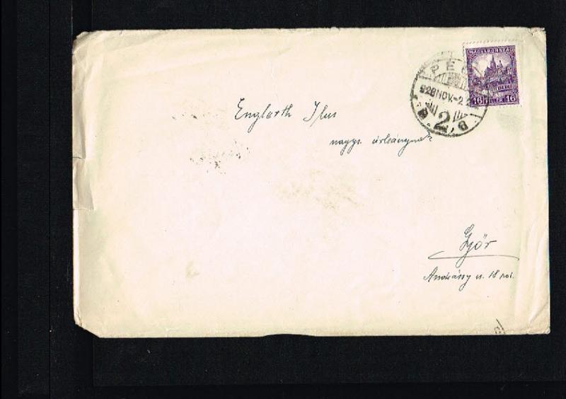 1928 - Hungary Cover - To Gyor [B07_086]