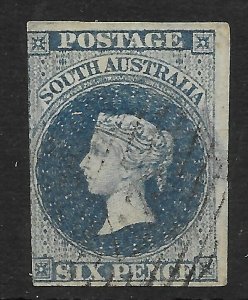 Australia #3 Stamp Thin USED CAT VALUE $275.00