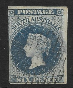 Australia #3 Stamp Thin USED CAT VALUE $275.00 