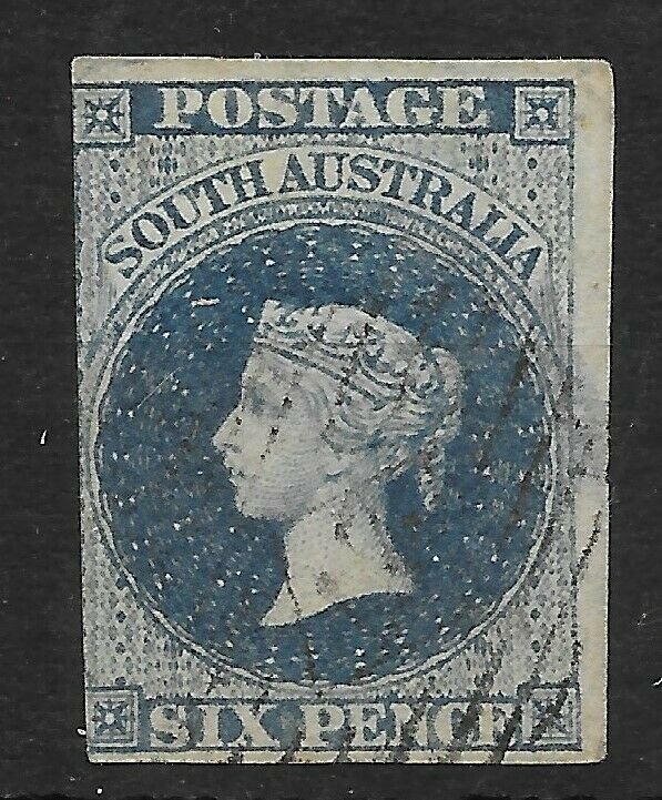 Australia #3 Stamp Thin USED CAT VALUE $275.00