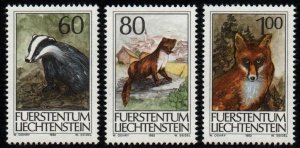 Liechtenstein # 1006 - 1008 MNH