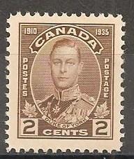 Canada #212 Mint Never Hinged F-VF  (O6)  