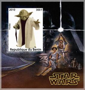BENIN SHEET IMPERF STAR WARS CINEMA