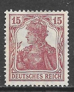 Germany 120: 15pf Germania, MH, F-VF