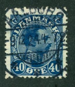Denmark 1922 #118 U SCV(2018)=$1.60