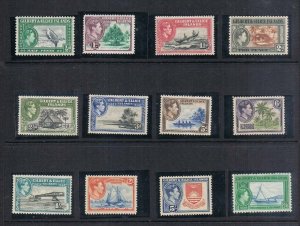 Gilbert & Ellice Islands 1939 KGVI SG 43-54 set  MNH/MH