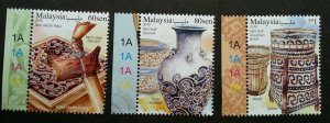 *FREE SHIP Malaysia Carvings & Craft 2019 Ceramic Wood Art (stamp plate) MNH