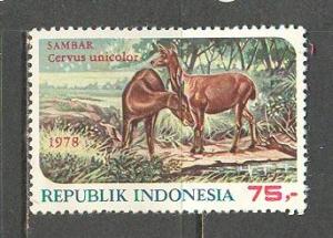 INDONESIA Sc# 1034 MNH F Deer