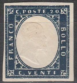 Sardinia #12 F-VF Unused CV $95.00 (A5819)