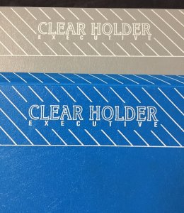 Clear Holder Executive Large Good for Sheets Blocks Holders x 5 (3.1kg) (K116