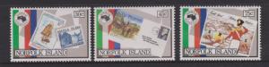 Norfolk Island 1984 Ausipex '84 Set Sc#344-346 MNH