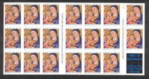 Scott #3176a seasons greetings 1997  self adh. pane